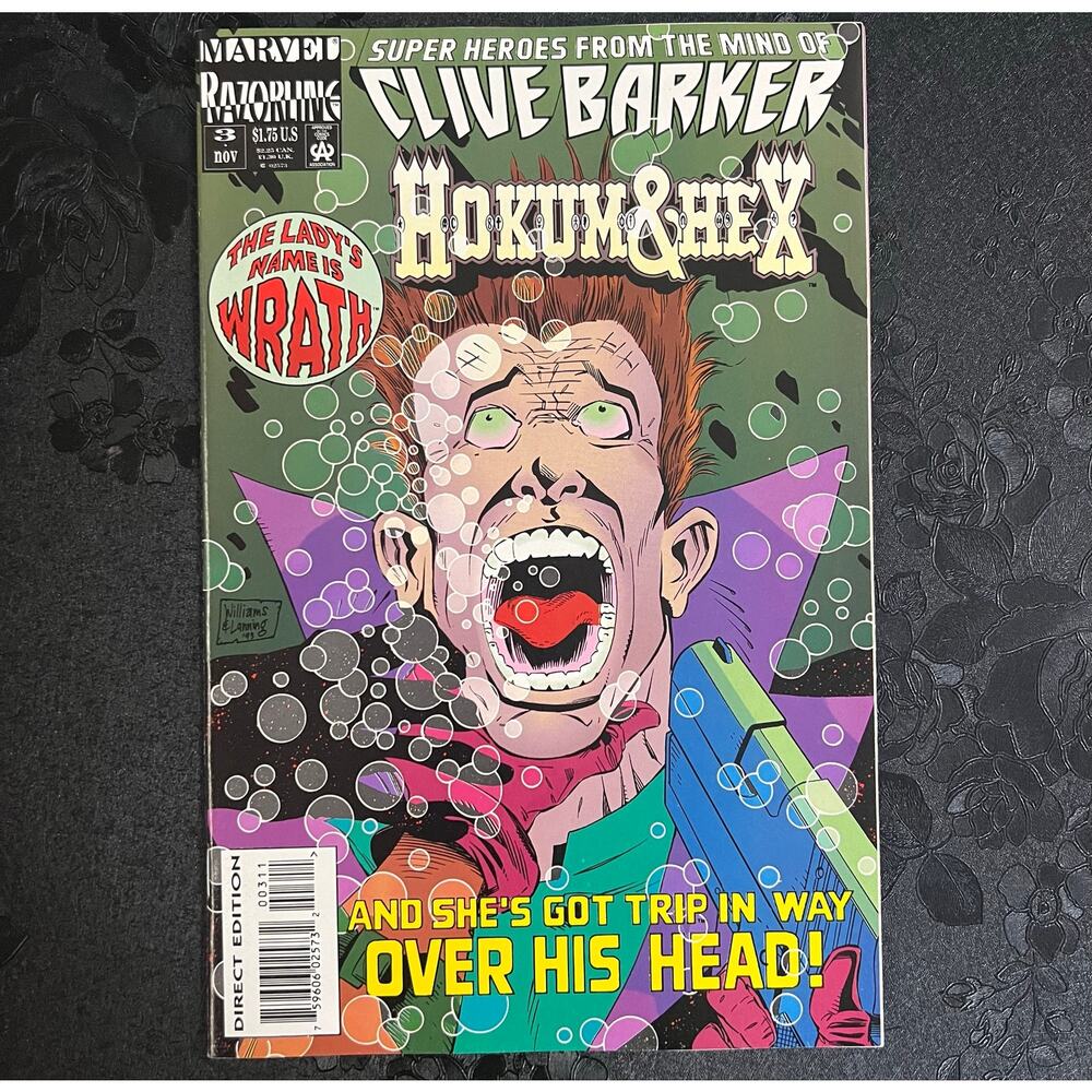 Clive Barker Hokum & Hex  # 3 Nov 1993 Marvel Razorline Comics